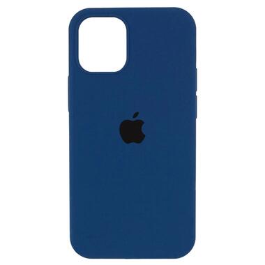 Чехол Silicone Case Full Protective Apple iPhone 13 Pro Max темно-синій фото №1
