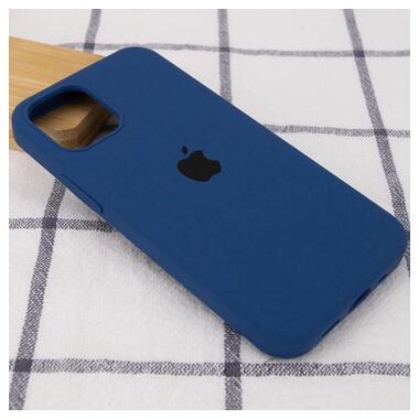 Чехол Silicone Case Full Protective Apple iPhone 13 Pro Max темно-синій фото №2