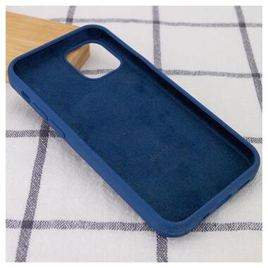 Чехол Silicone Case Full Protective Apple iPhone 13 Pro Max темно-синій фото №3