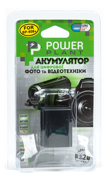 Акумулятори PowerPlant для Canon BP-808 Chip фото №3