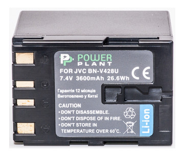 Акумулятор PowerPlant для JVC BN-V428 фото №1