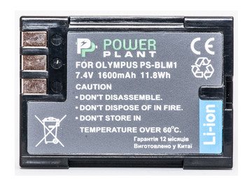 Акумулятор PowerPlant для Olympus PS-BLM1 фото №2
