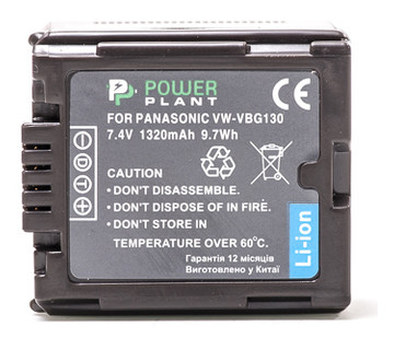 Акумулятор PowerPlant для Panasonic VW-VBG130 Chip фото №2
