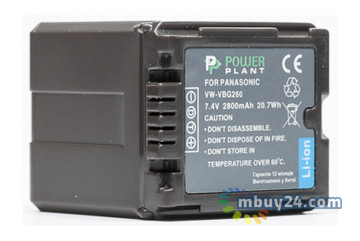 Акумулятор PowerPlant для Panasonic VW-VBG260 Chip фото №1