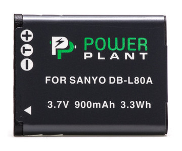 Акумулятор PowerPlant для Sanyo DB-L80, D-Li88 фото №1