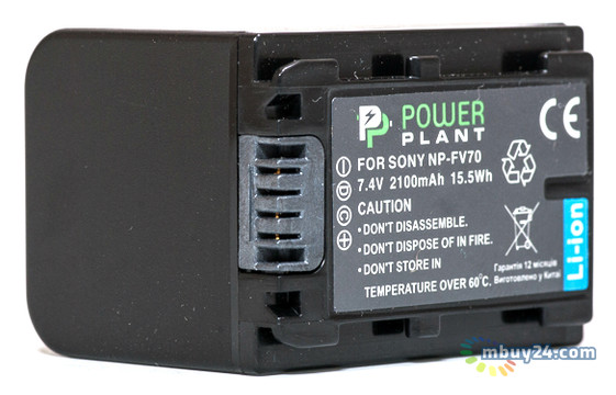 Акумулятор PowerPlant для Sony NP-FV70 фото №1