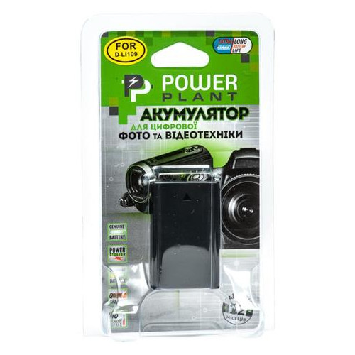 Акумулятор до фото/відео PowerPlant Pentax D-Li109 (DV00DV1283) фото №2