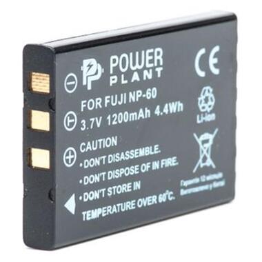 Акумулятор к фото/відео PowerPlant Fuji NP-60, SB-L1037, SB-1137, D-Li12, NP-30, KLIC-5000, LI- (DV00DV1047) фото №1