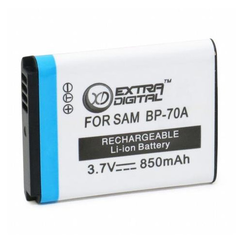 Акумулятор до фото/відео EXTRADIGITAL Samsung BP70A (BDS2606) фото №4