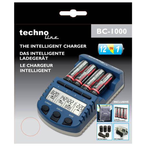 Зарядний пристрій Technoline BC1000 SET акумулятори (BC1000) фото №4