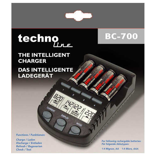 Зарядний пристрій Technoline BC700 (BC700) фото №3