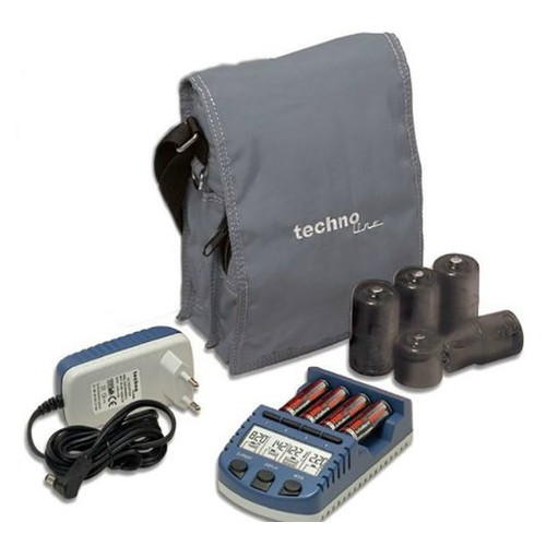 Зарядое устройство Technoline BC-1000 +сумка+АА 2700 4 шт + адаптер R20 4шт фото №3