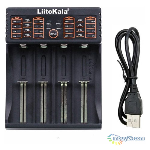 Зарядний пристрій для акумуляторів Liitokala Lii-40200 18650 АА/ААА фото №1