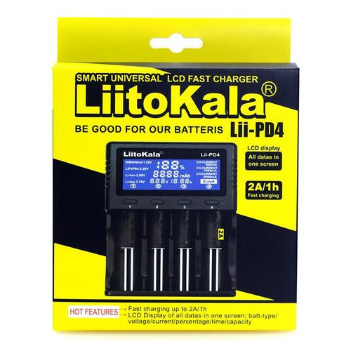 Заряднoe устройство Liitokala Lii-PD4 фото №4