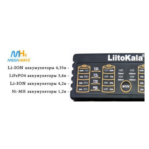 Зарядний пристрій для акумуляторів Liitokala Lii-402 18650 АА/ААА (77700682) фото №6