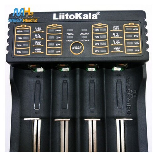 Зарядний пристрій для акумуляторів Liitokala Lii-402 18650 АА/ААА (77700682) фото №1