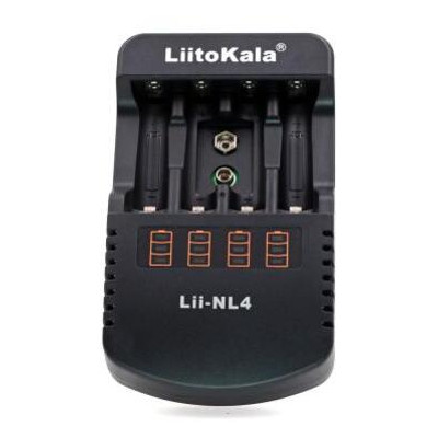 Зарядний пристрій для акумуляторів LiitoKala 4 Slots LED Li-ion/Ni-MH/Ni-Cd/AA/AAA/AAAA/C (Lii-NL4) фото №1