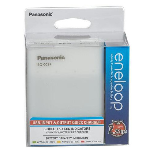 Зарядний пристрій Panasonic BQ-CC87USB фото №3
