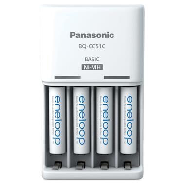 Зарядний пристрій Panasonic Basic Charger New Eneloop 4AAA 800 mAh NI-MH (K-KJ51MCD04E) фото №2