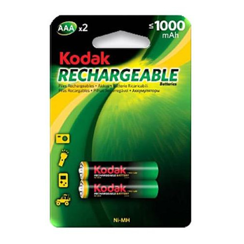 Аккумулятор Kodak Rechargeable AAA/HR03 NiMh 1000 mAh BL 2шт фото №1