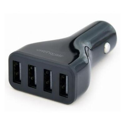 Зарядний пристрій EnerGenie USB 4.8A (EG-U4C4A-CAR-01) фото №1