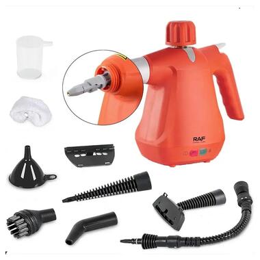 Портативный пароочиститель 10в1 RAF-1372. фото №1