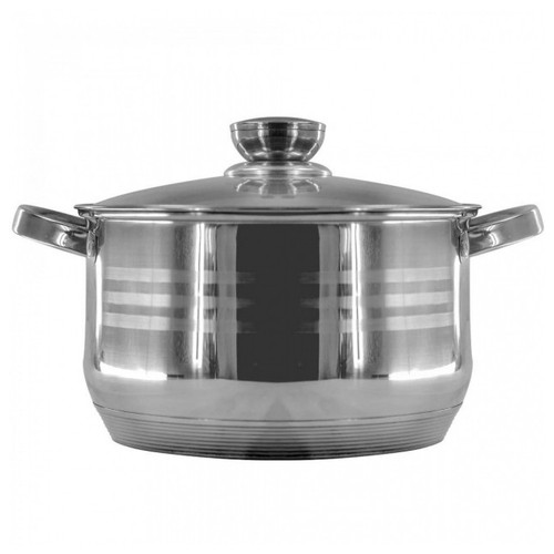 Набір кухонного посуду RB-601 для всіх видів плит із 12 предметів зі скляними кришками з паровипуском (12820_5026) фото №3