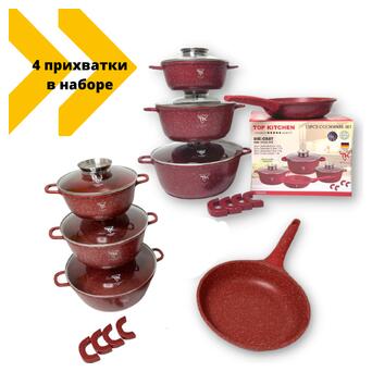 Набір посуду XPRO TK-00076 червоний (24752-TK00076_1795) фото №2