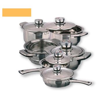 Набір кухонного посуду з нержавіючої сталі на 18 предметів XPRO Zepter (24749-Zepter_3075) фото №1