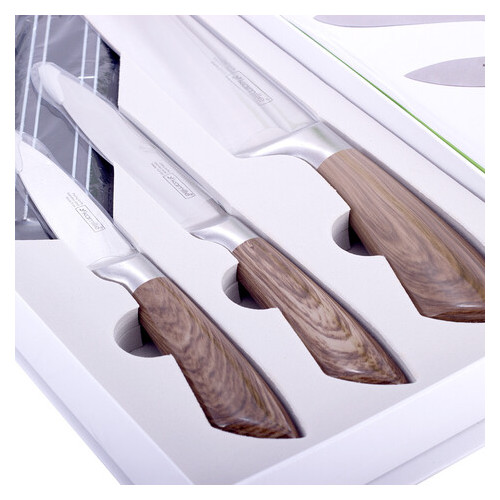 Набір кухонних ножів Kamille 5042 4 предмети фото №4