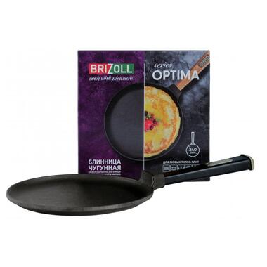 Сковорода Brizoll Optima Black для млинців 240х15 (O2415-P1) фото №1