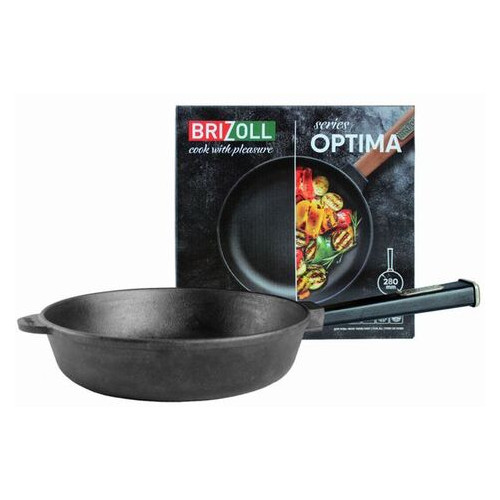 Сковорода Brizoll Optima-Black O2860-P1 фото №3