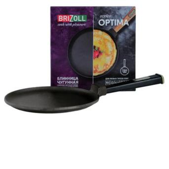 Сковорода млинна Brizoll Optima Black O-2215-Р1 22 см фото №2