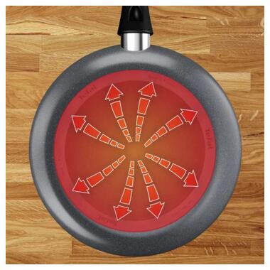 Сковорода Tefal ВОК Hard Stone 28 см серый (D4561932) фото №4