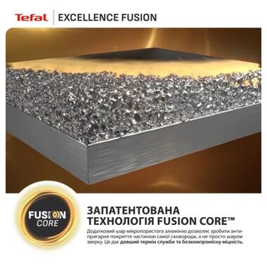 Сковорода Tefal Excellence Fusion с крышкой 24см черный (G3388402) фото №5
