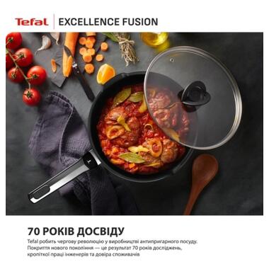 Сковорода Tefal Excellence Fusion с крышкой 24см черный (G3388402) фото №12