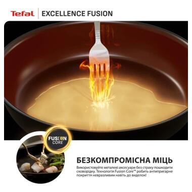 Сковорода Tefal Excellence Fusion с крышкой 24см черный (G3388402) фото №6