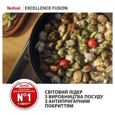 Сковорода Tefal Excellence Fusion с крышкой 24см черный (G3388402) фото №9