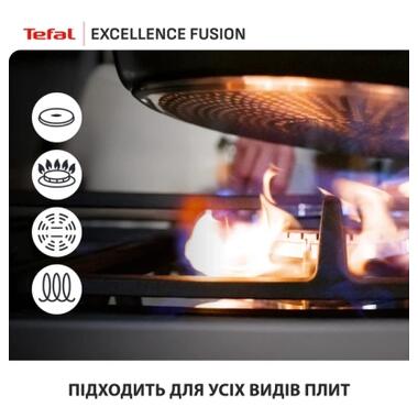 Сковорода Tefal Excellence Fusion с крышкой 24см черный (G3388402) фото №8