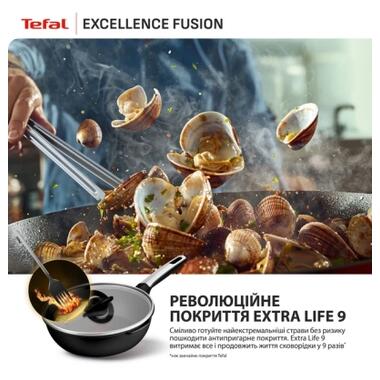 Сковорода Tefal Excellence Fusion с крышкой 24см черный (G3388402) фото №7