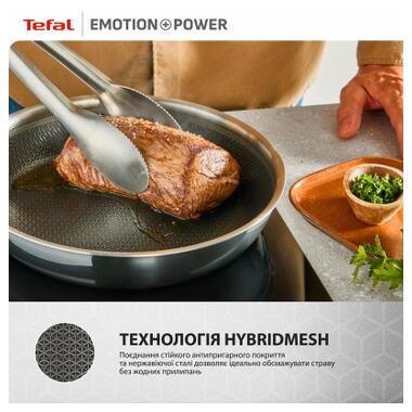 Сковорода Tefal Emotion+ Power 28 см с крышкой (SET_E3410655) фото №6