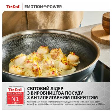 Сковорода Tefal Emotion+ Power 28 см с крышкой (SET_E3410655) фото №10