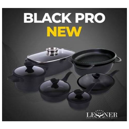Гусятниця 8,6 л Black Pro New Lessner 55874 фото №3