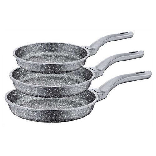 Набір сковорідок OMS 3255-Grey 3 сірий предмет фото №1