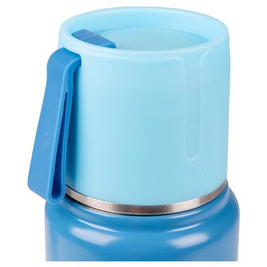 Термос Yes Fusion з чашкою, 500 мл, блакитний 708209 фото №7