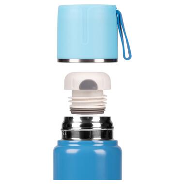 Термос Yes Fusion з чашкою, 500 мл, блакитний 708209 фото №6