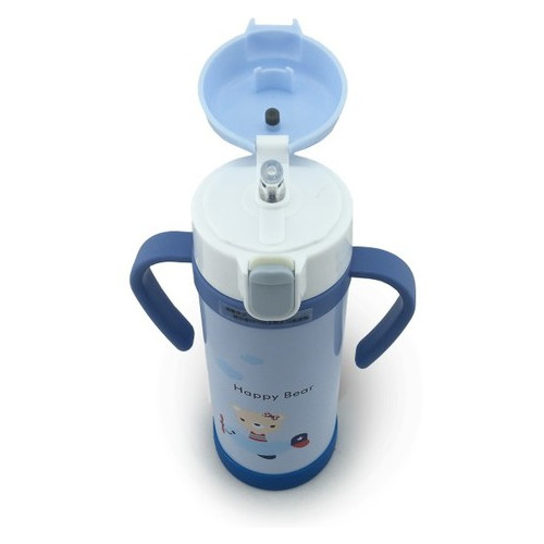 Термокухоль дитячий 420мл Блакитний (НY-6409) фото №1