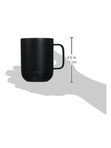 Керамічна кружка Smart-cup Ember з контролем температури чорна фото №5