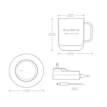 Смарт-чашка Ember Temperature Control Smart Mug 420ml 2 Gen (2 покоління) Red фото №2