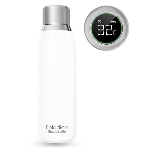 Смарт-термос Foladion Smart Water Bottle 500ml Stainless Steel White фото №1